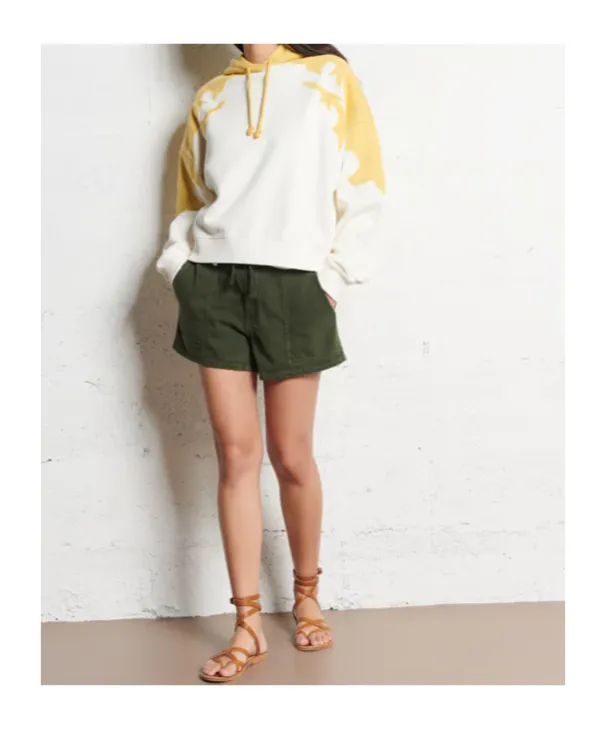 Hooded Long-Sleeved Sweatshirt