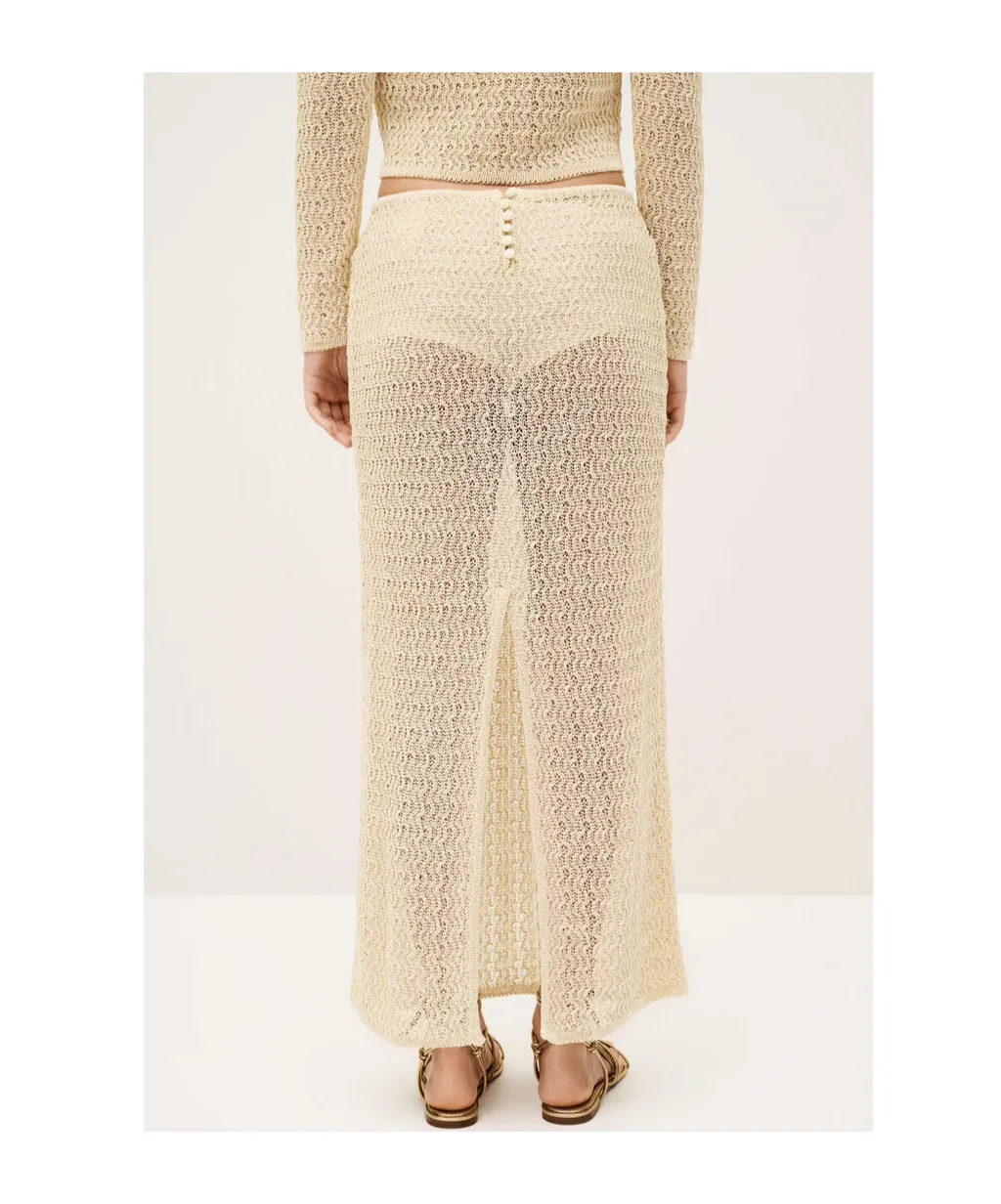 Hollow Textured Skirt