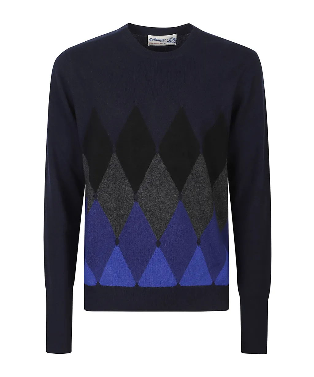 Graphic-Printed Crewneck Jumper