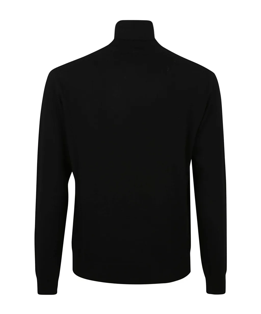 Roll-Neck Knitted Jumper