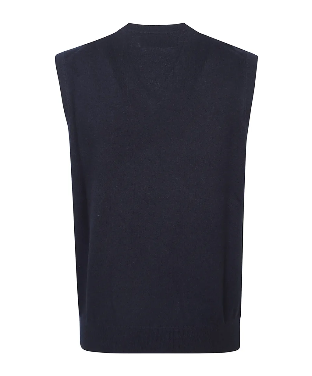 Sleeveless V-Neck Vest