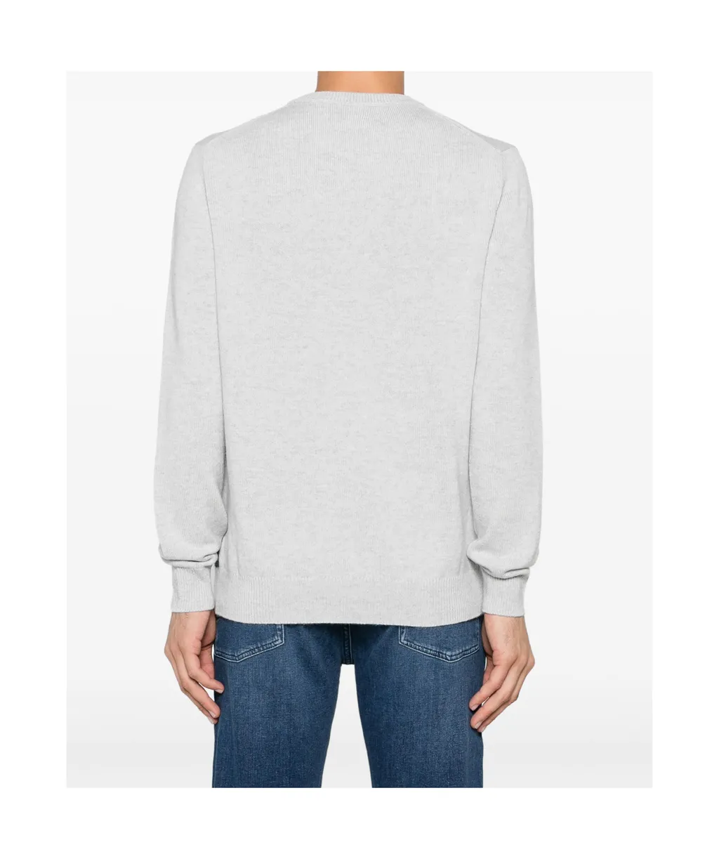 Diamond-Pattern Crewneck Jumper