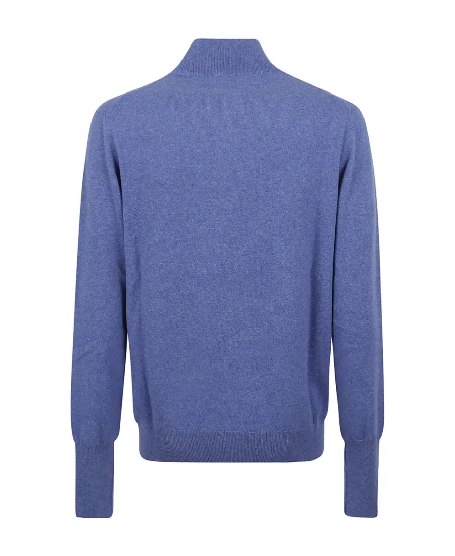Half-Zip Knitted Jumper