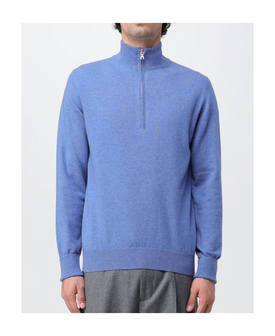 Half-Zip Knitted Jumper