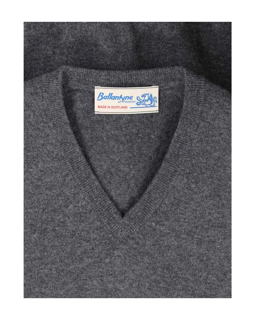 V-Neck Knitted Jumper