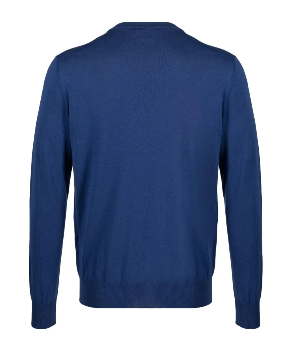 Fine-Knit Crew-Neck Jumper