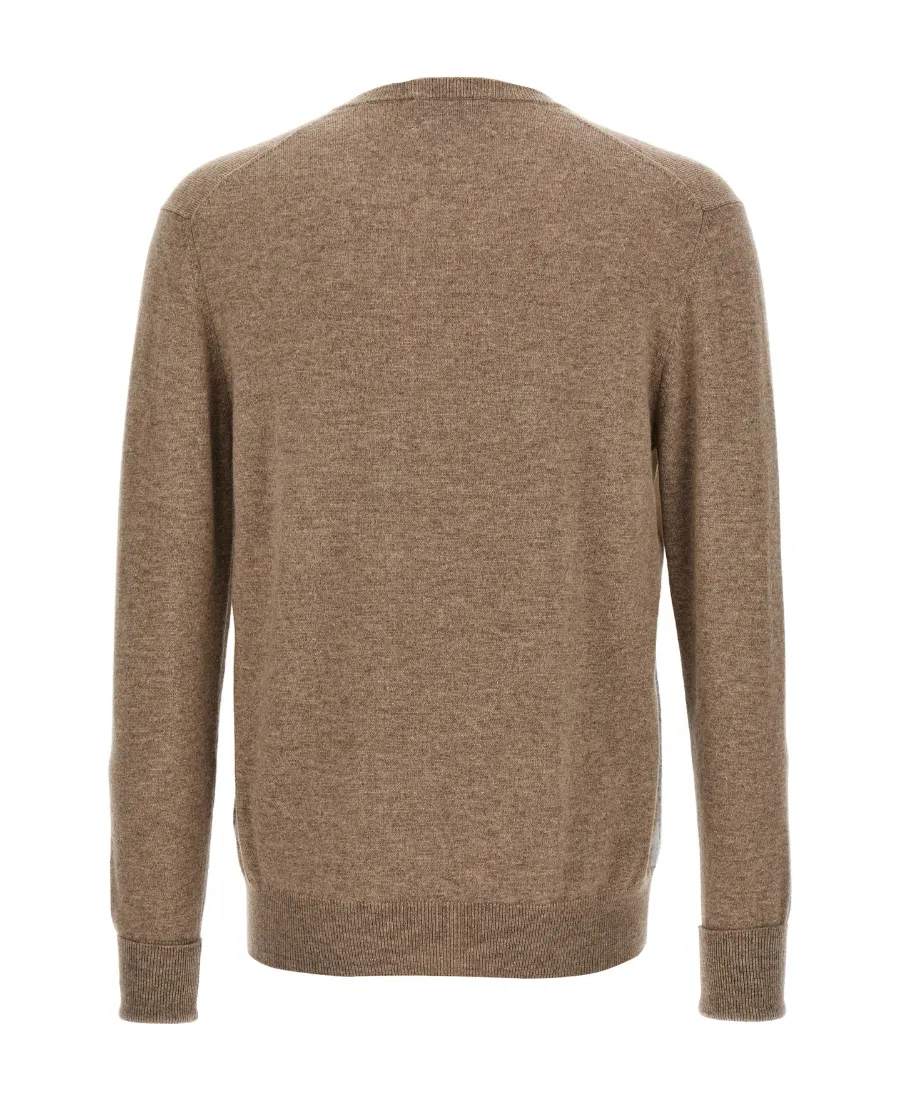 V-Neck Long-Sleeved Sweater