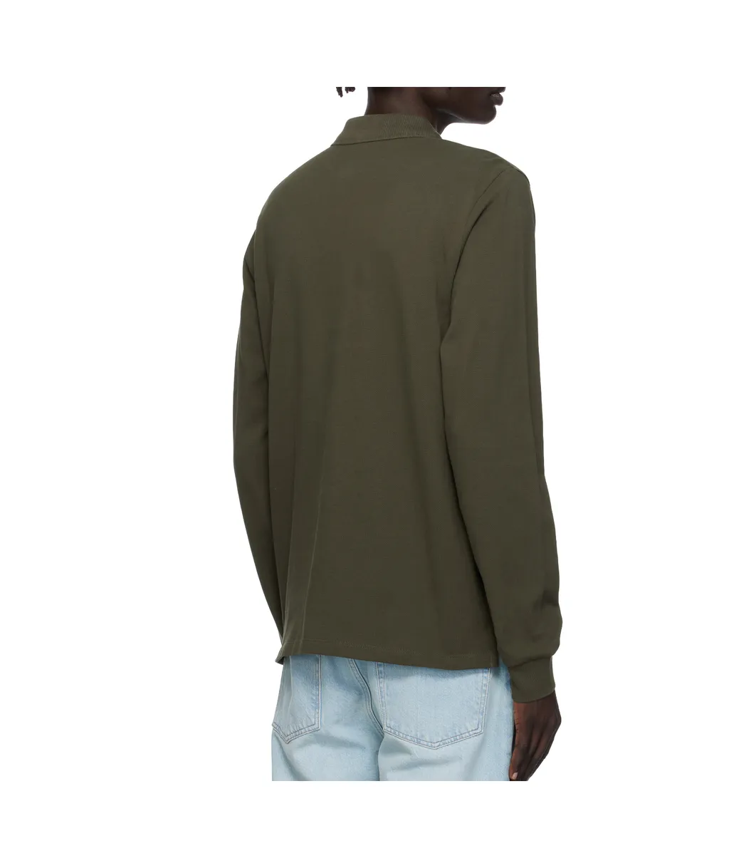 Long Sleeve Badge Logo Polo Shirt