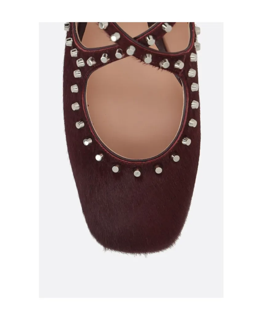 Square-Toe Ballet Flats