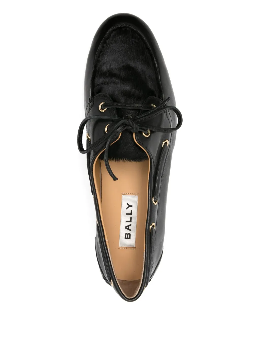 Leather Lace-Up Loafers