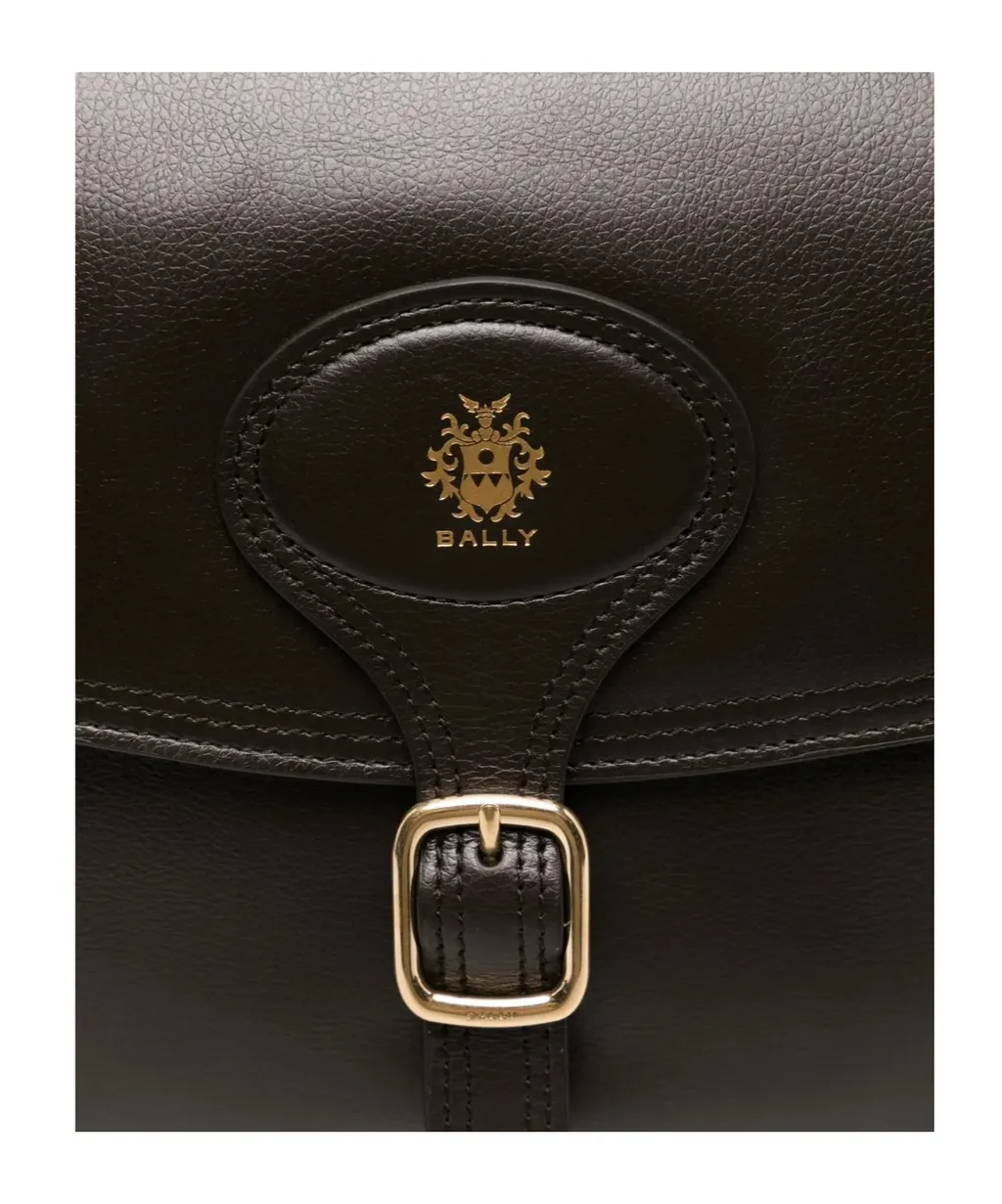 Buckle-Fastening Shoulder Bag