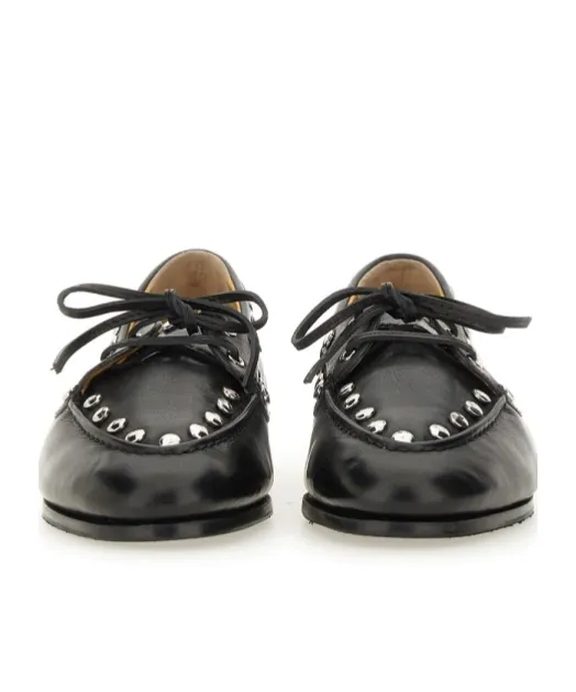Pathy Laced Loafers In Smooth Leather