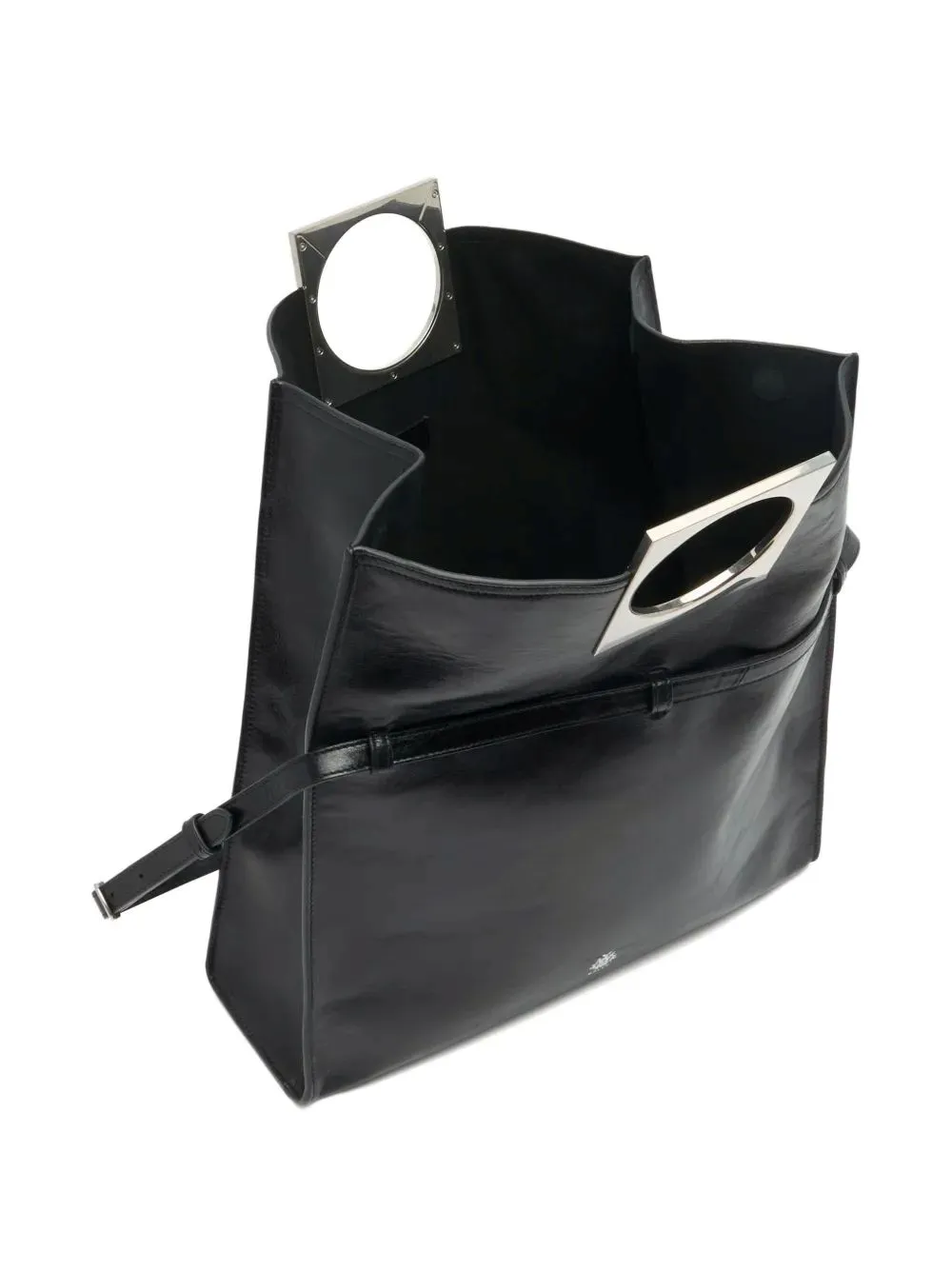 Anni Foldable Leather Tote Bag