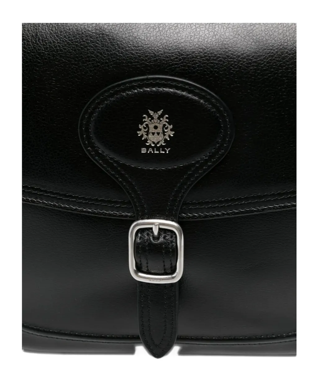 Buckle-Fastening Shoulder Bag