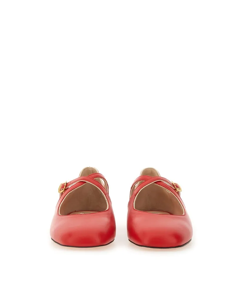 Strapped Flat Shoes