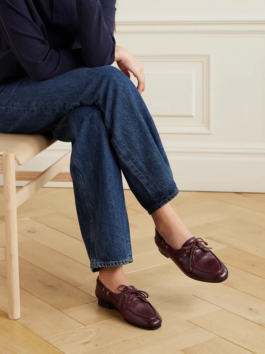 Pathy Lace-Up Loafers