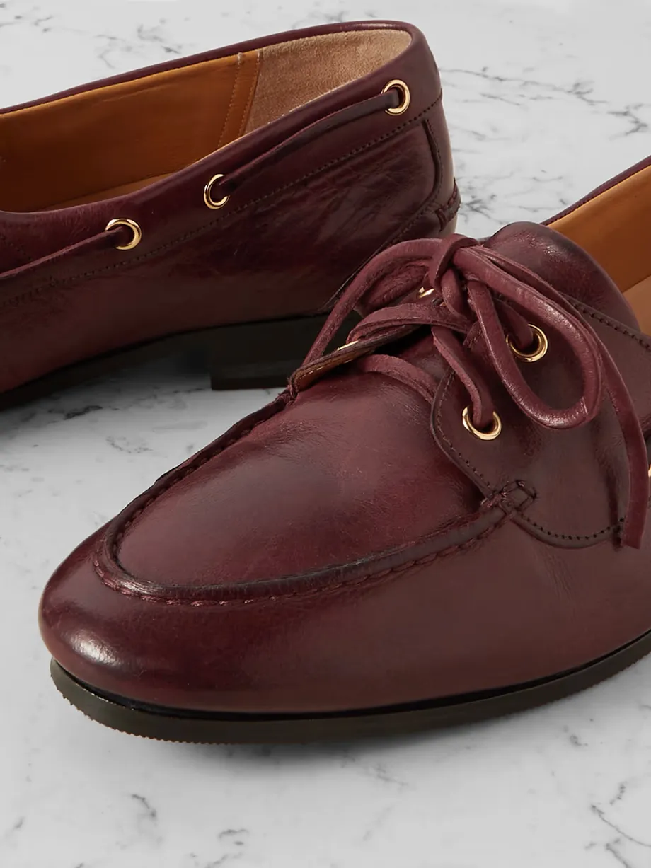 Pathy Lace-Up Loafers