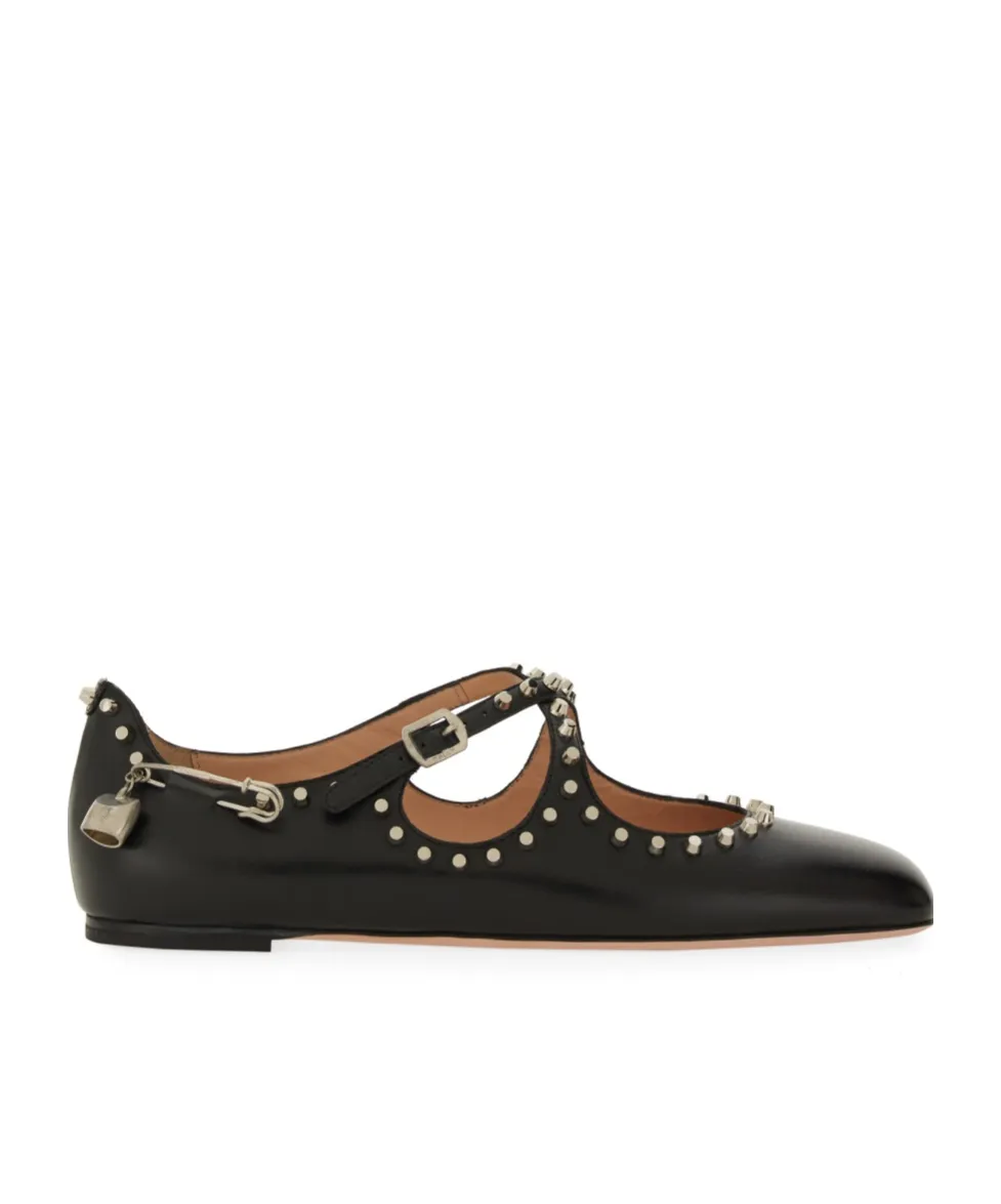 Ballyrina Buckle-Strap Ballerina Shoes
