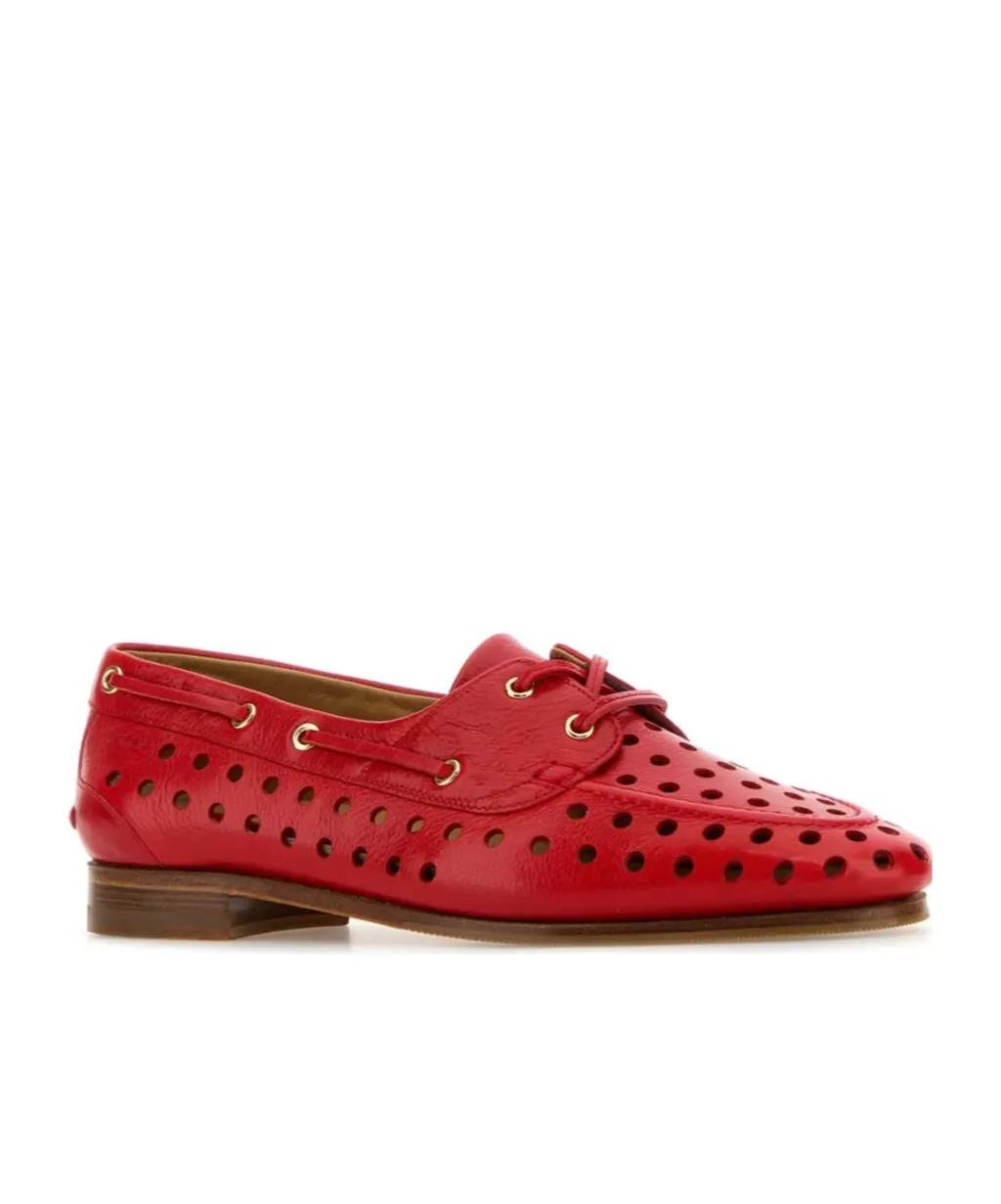Party Pierced Lace-Up Shoes