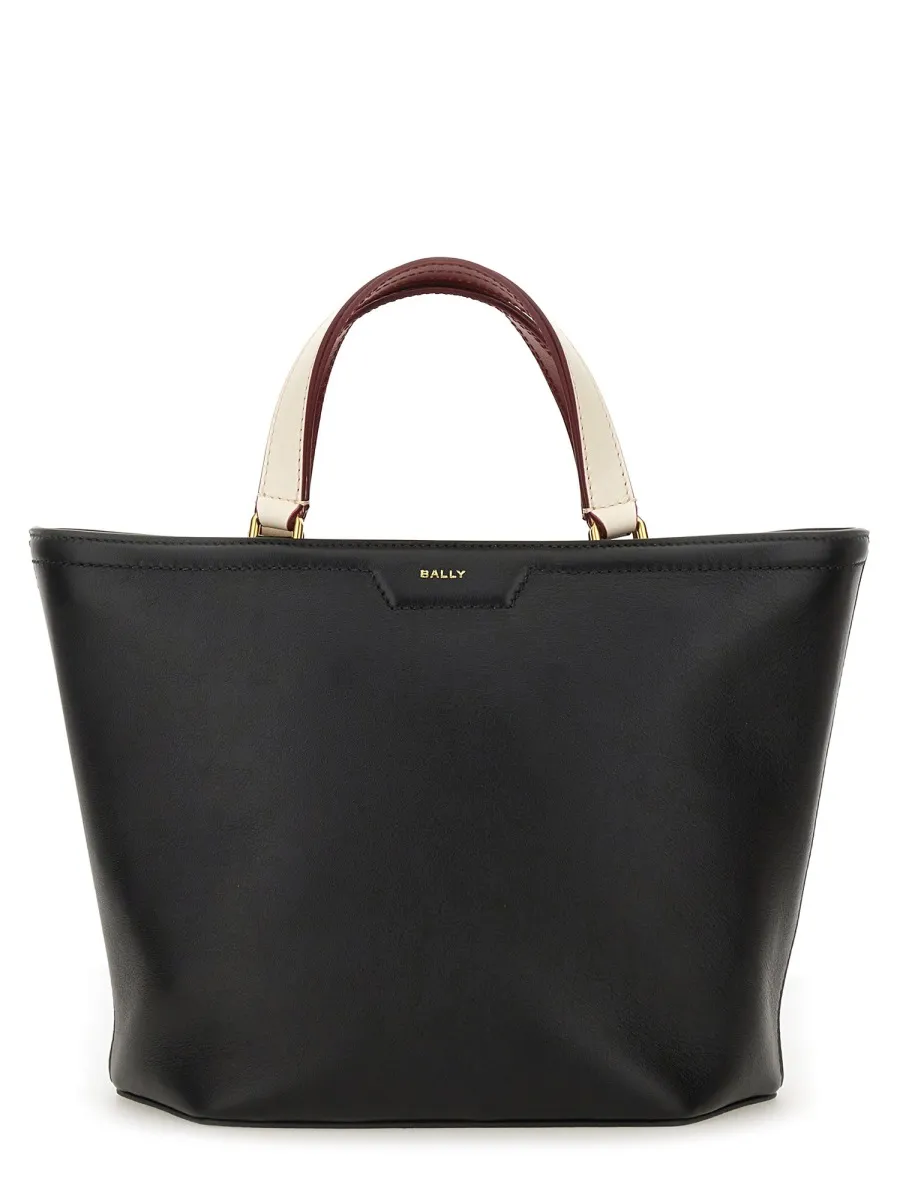 Logo Embossed Top Handle Bag