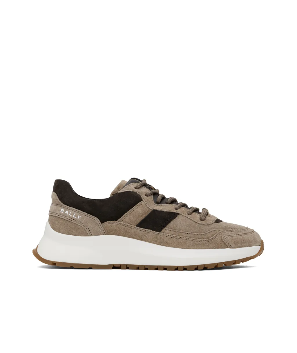 Brown Outline Sneakers