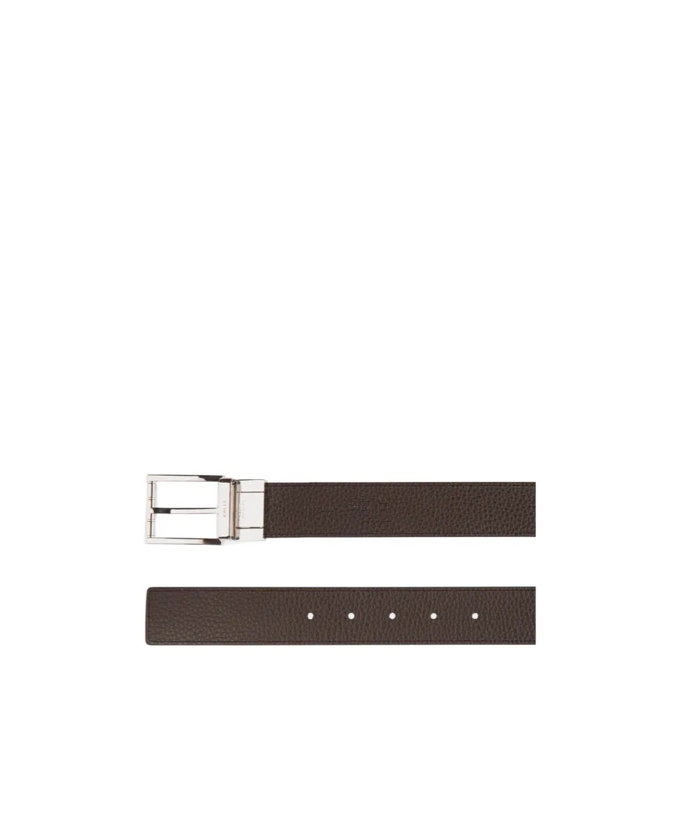 Logo-Engraved Buckled Belt