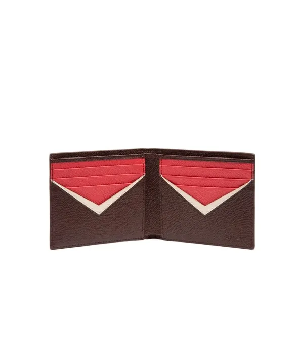 Logo Detailed Bi-Fold Wallet