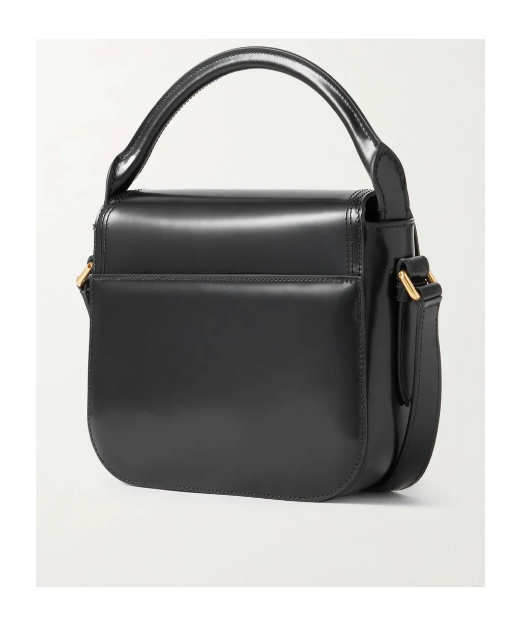 Logo Printed Top Handle Bag