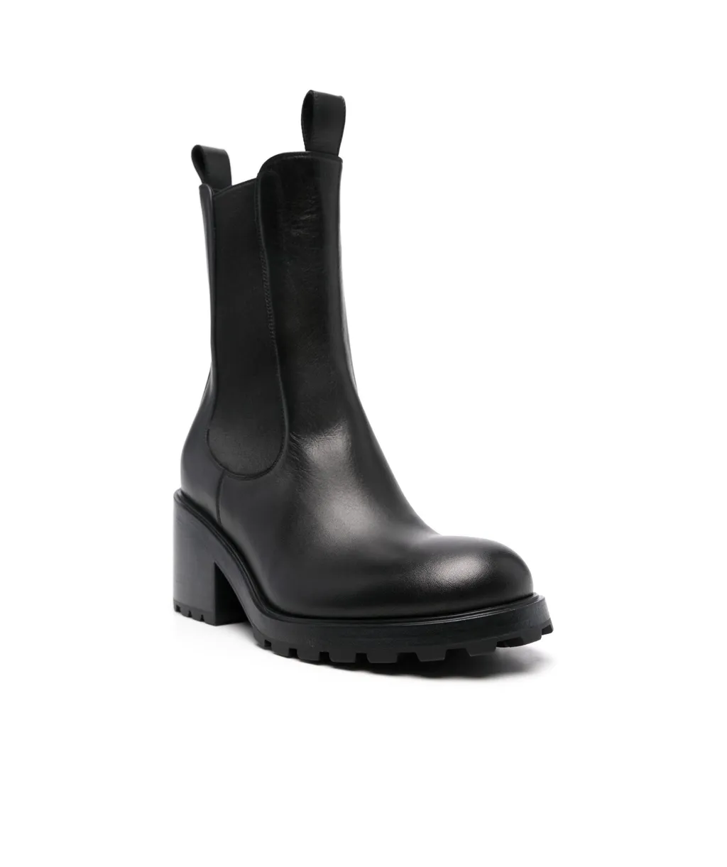 60Mm Leather Boots