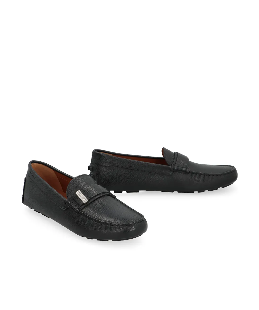 Logo Plaque Slip-On Loafers