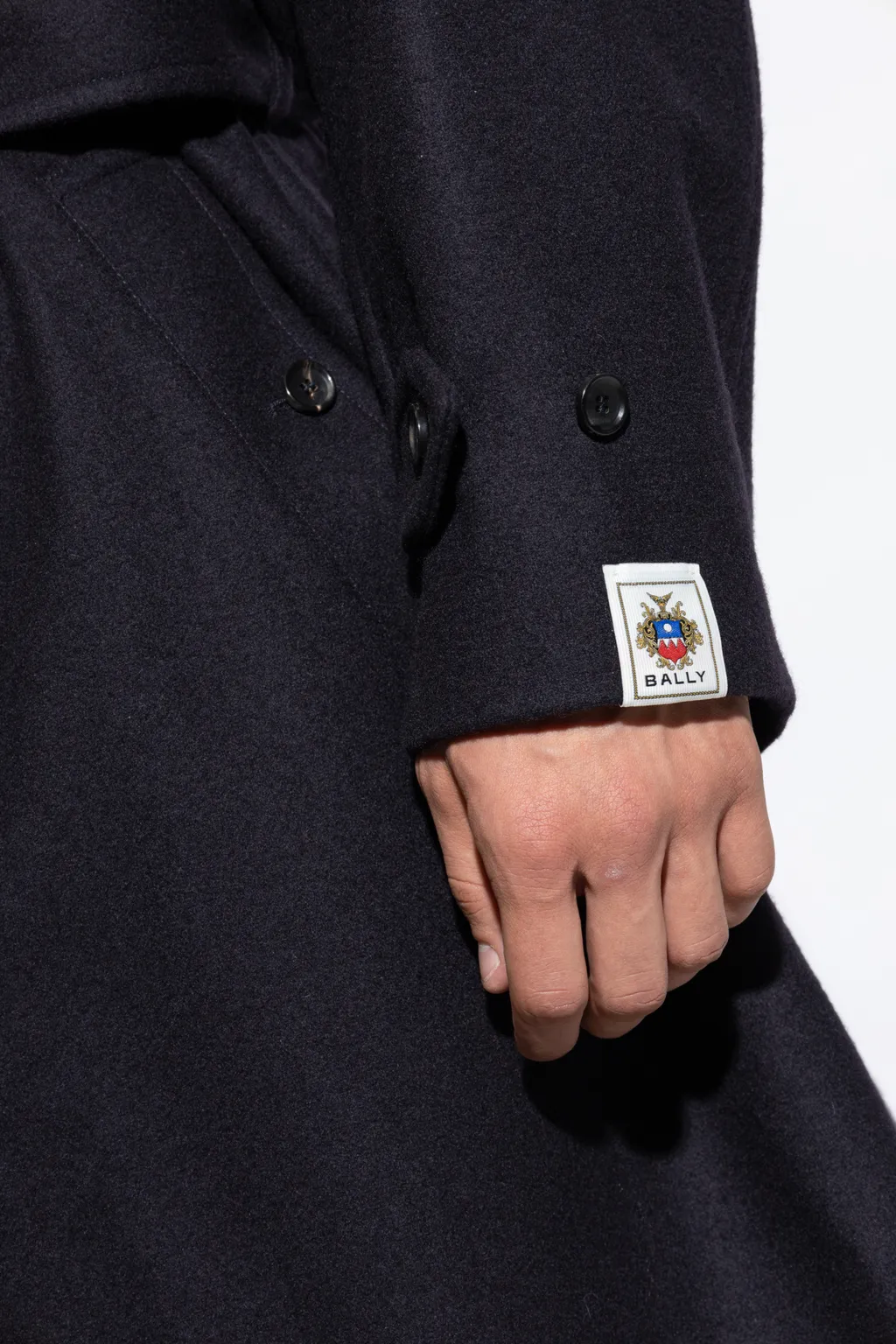 Button-Up Belted Coat