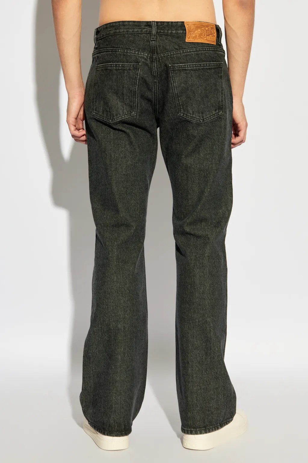 Mid-Rise Straight-Leg Jeans