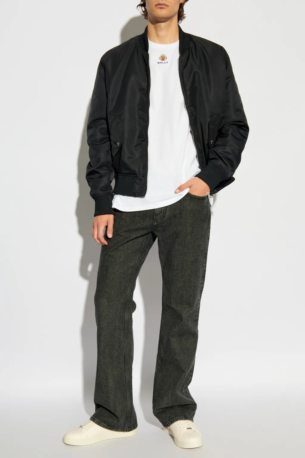 Mid-Rise Straight-Leg Jeans