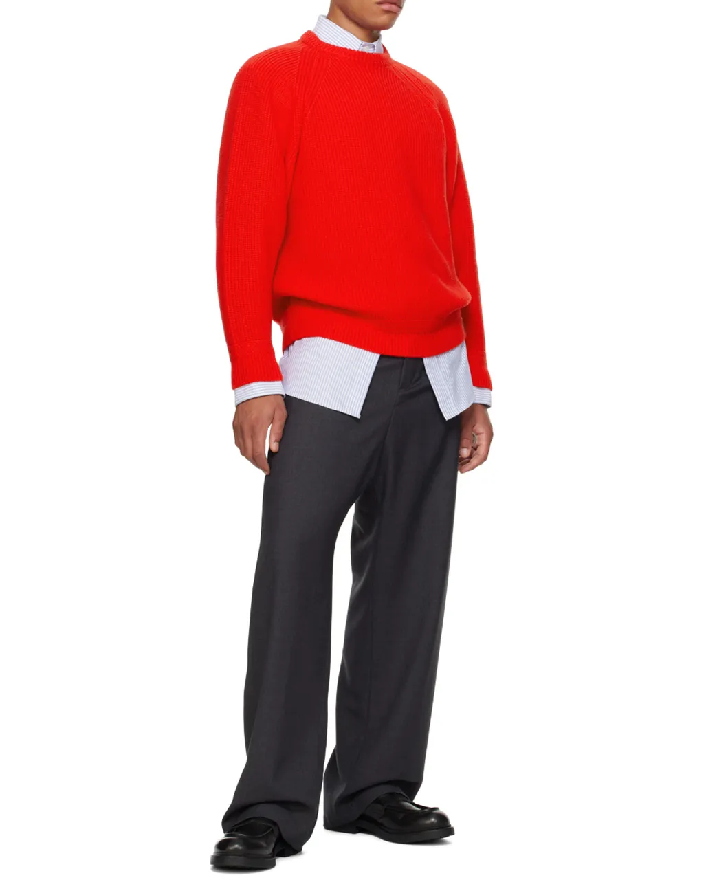 Elasticated Straight-Leg Pants