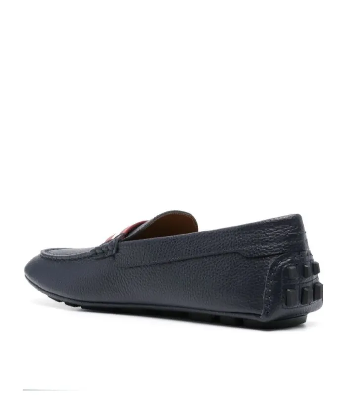 Striped Slip-On Loafers