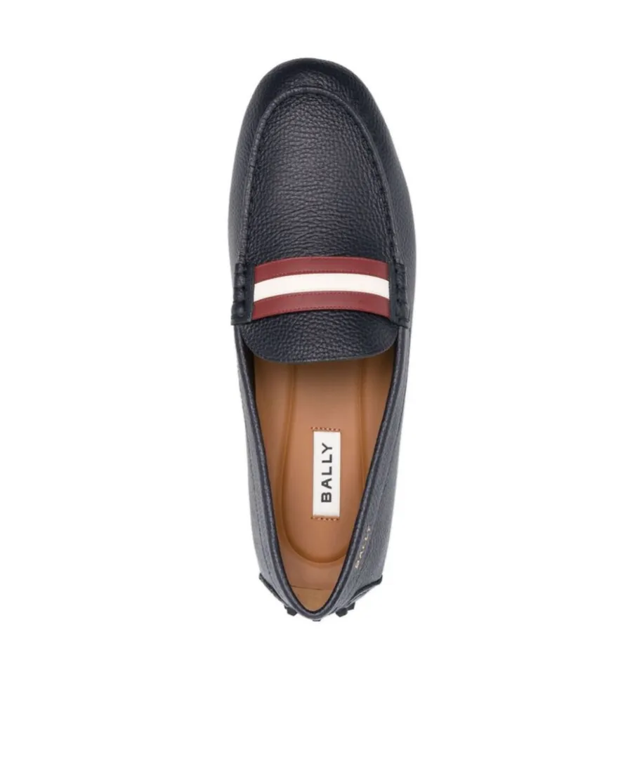 Striped Slip-On Loafers