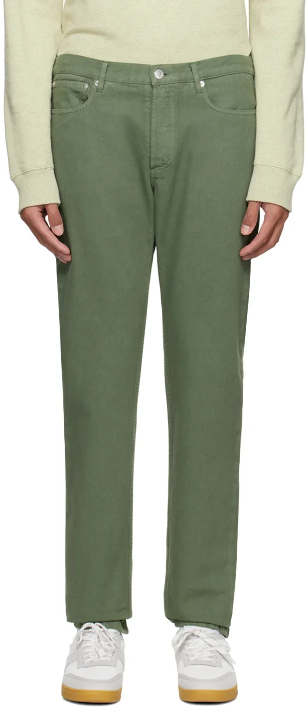 Mid-Rise Tapered Jeans