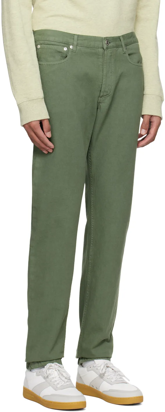 Mid-Rise Tapered Jeans