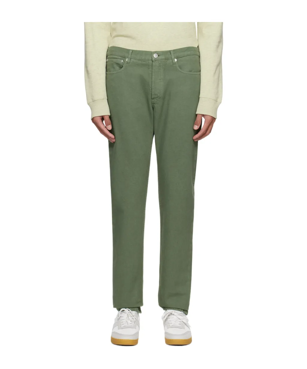 Mid-Rise Tapered Jeans