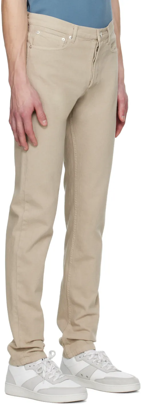 Mid-Rise Tapered Jeans