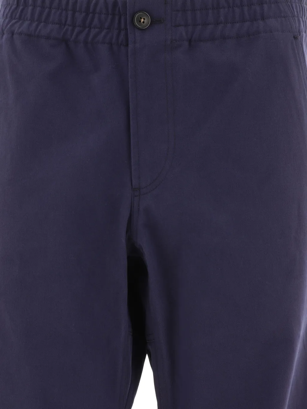 Elastic Waist Straight-Leg Pants