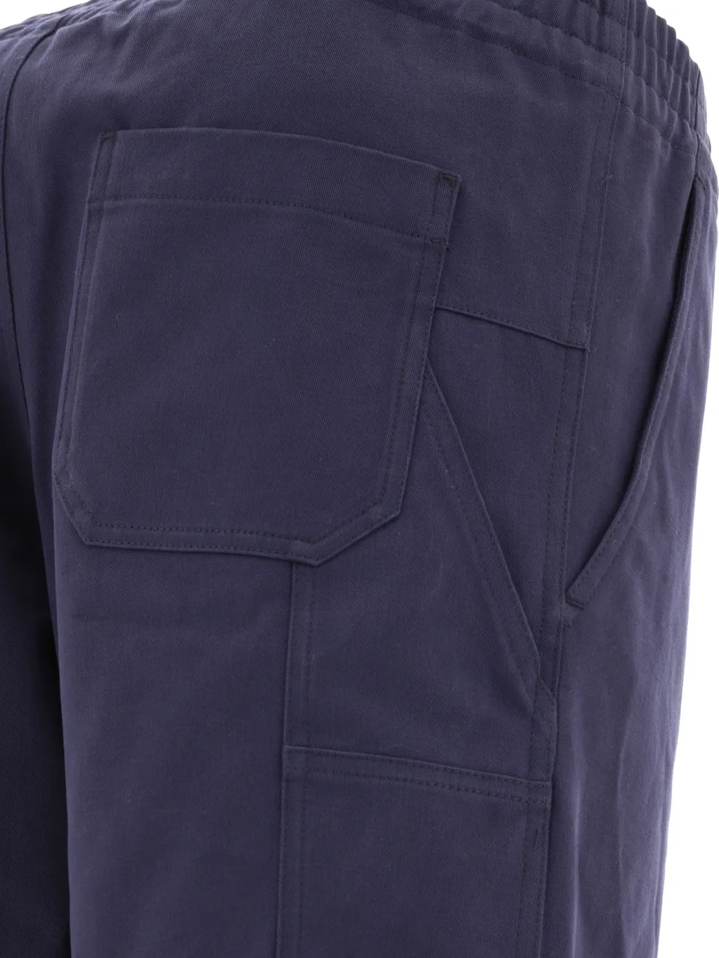 Elastic Waist Straight-Leg Pants