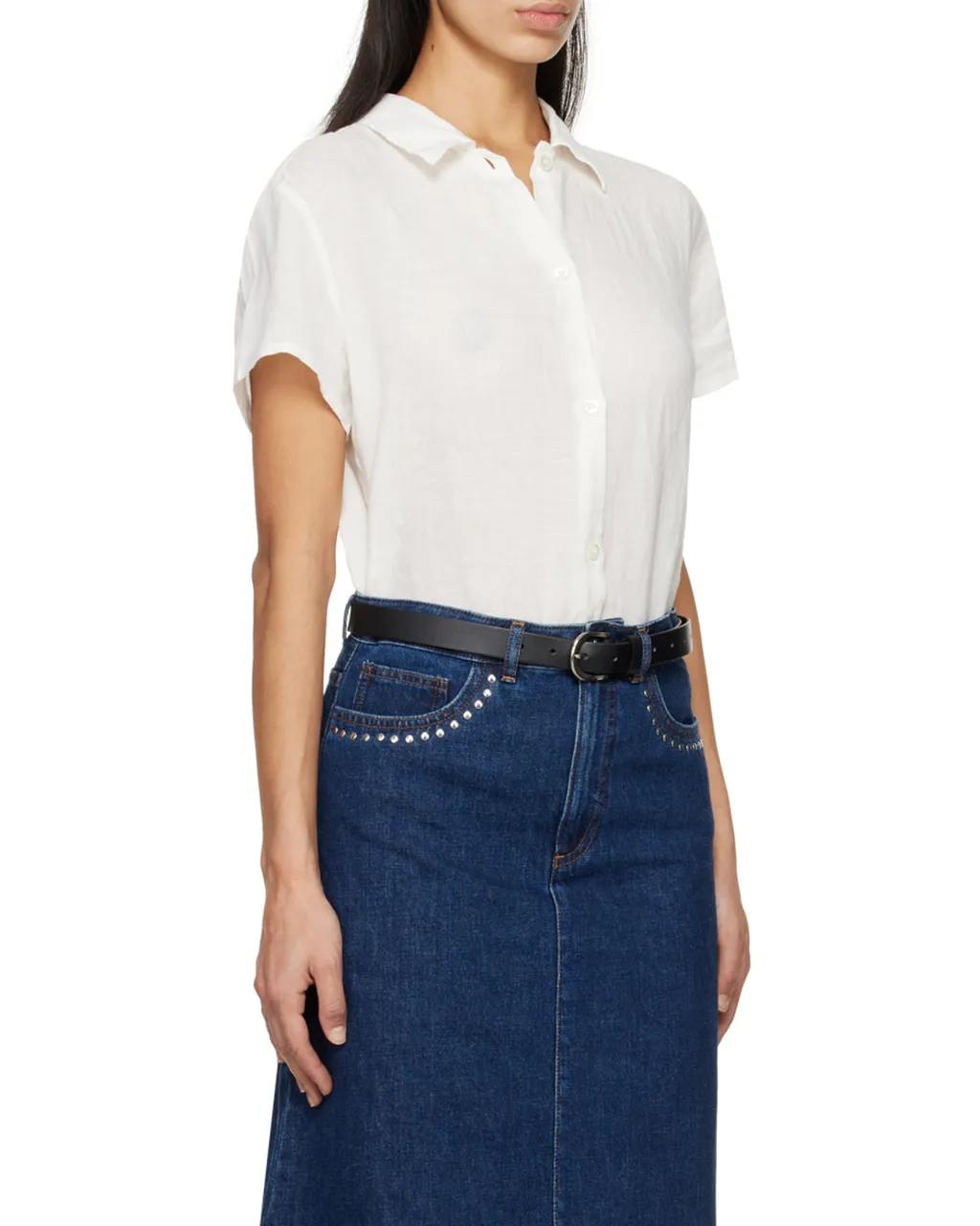 Short-Sleeved Button-Up Shirt