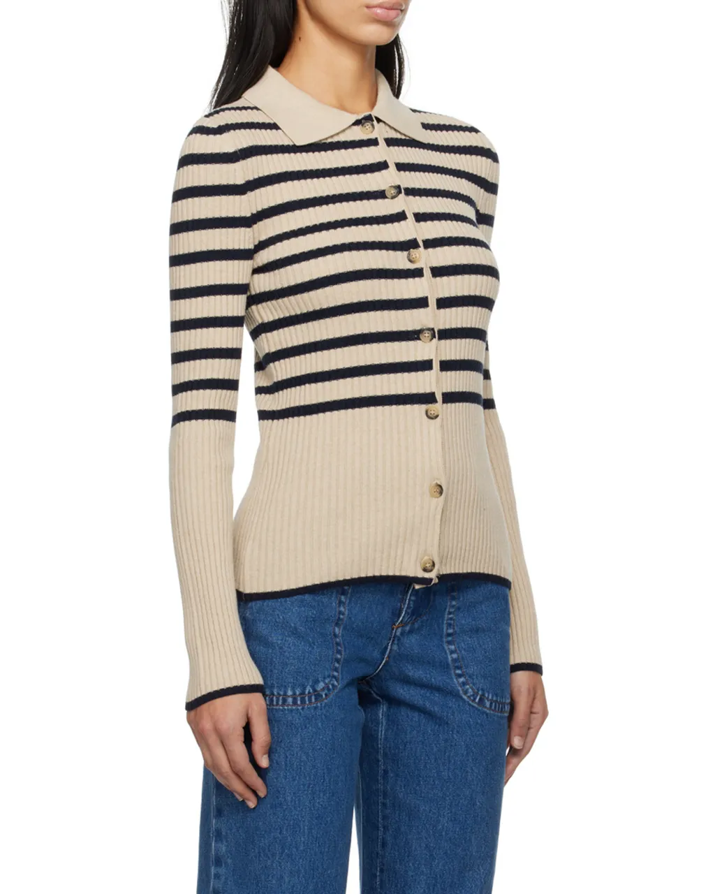 Striped Knit Cardigan