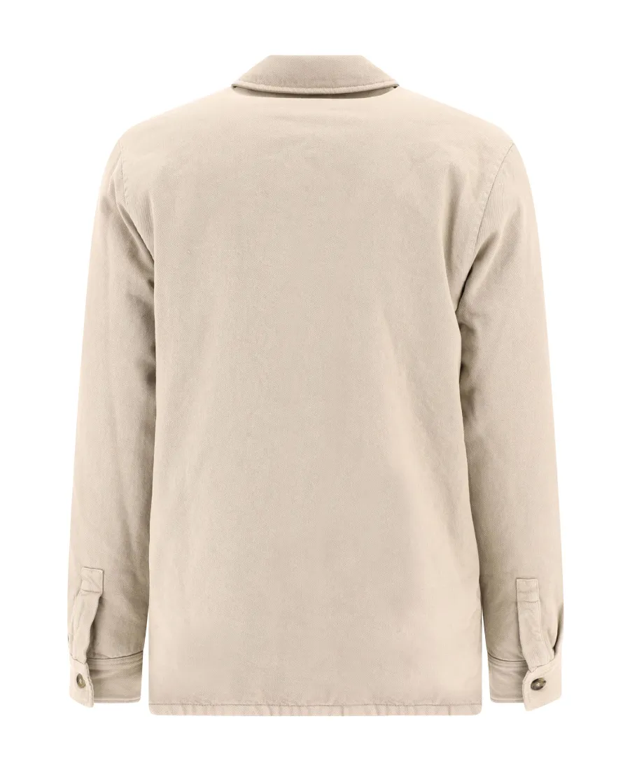 Long Sleeved Buttoned Overshirt