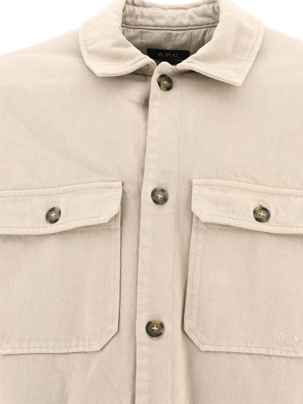Long Sleeved Buttoned Overshirt
