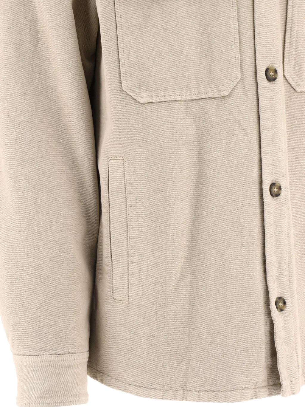Long Sleeved Buttoned Overshirt