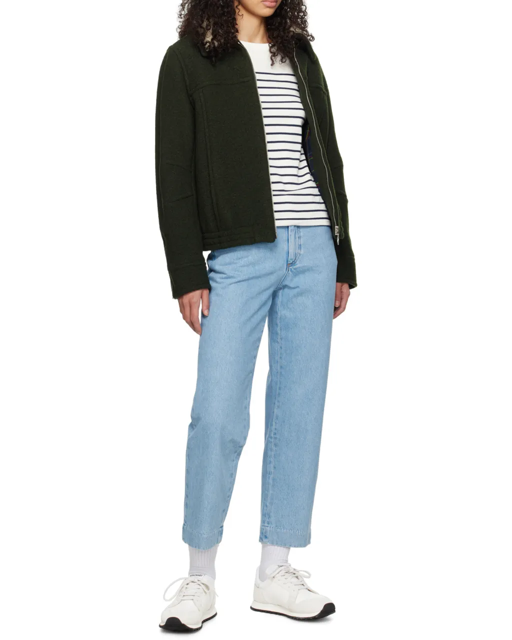 New Sailor Stitch Detail Denim Pants