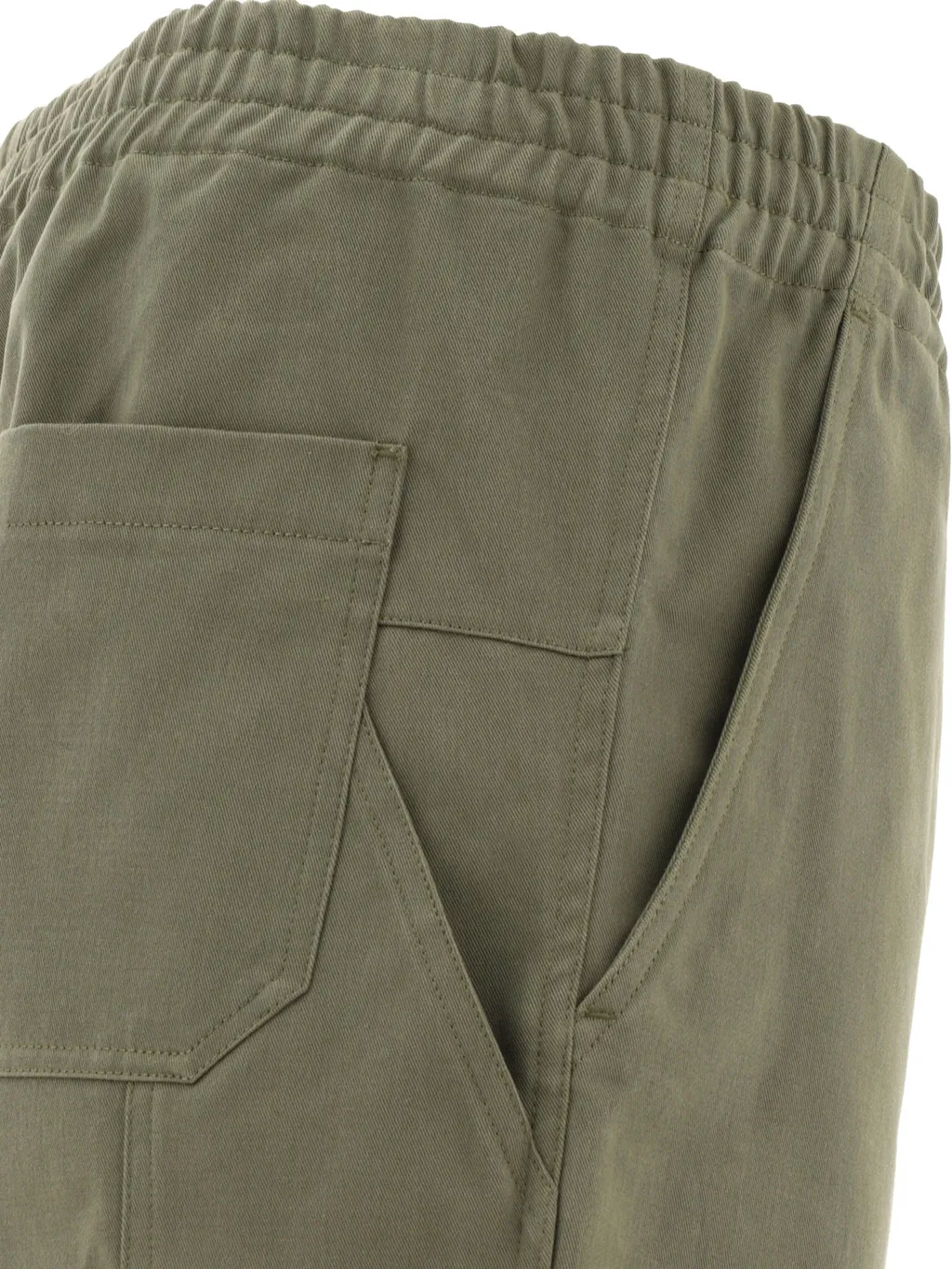 Elastic Waist Straight-Leg Pants