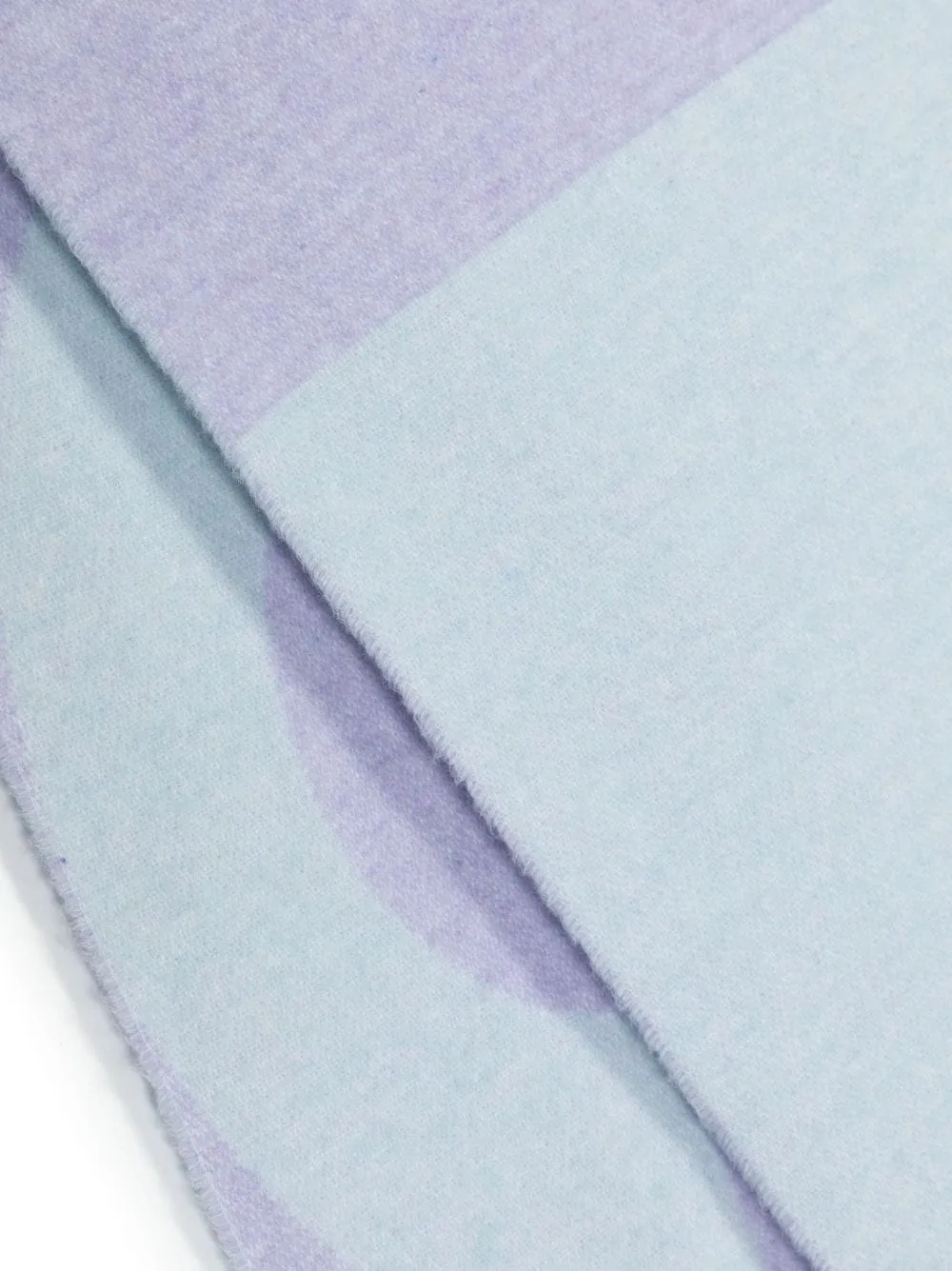 Logo Detailed Fringed Scarf